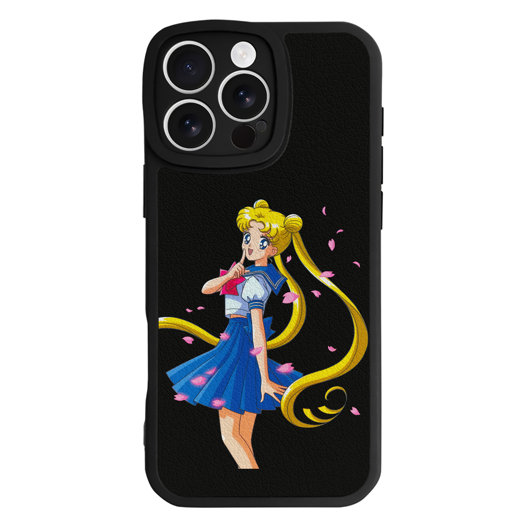 （画像用） 美少女戦士セーラームーン 愛野 美奈子 あいの みなこ Sailor Moon Aino Minako 【iPhone 16シリーズ対応】シリコンスマホケース（レザー調） 材質：シリコン